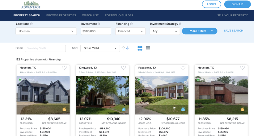 A user exploring the INVESTimate® financial dashboard, analyzing investment property earnings and performance metrics.