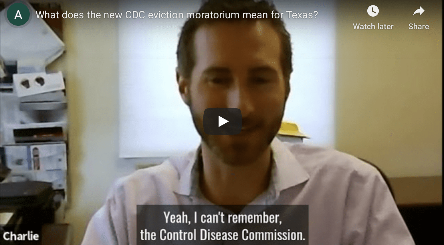 What does the new CDC eviction moratorium mean for Texas?